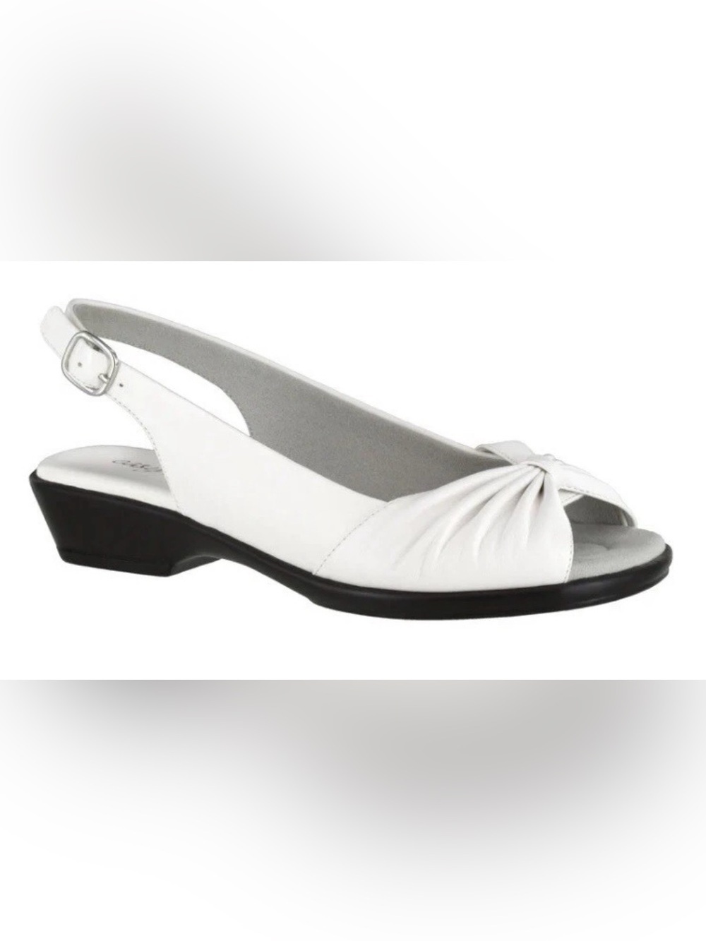 NEW Easy Street Women's Fantasia Sling Back Sandal in White Size 7M